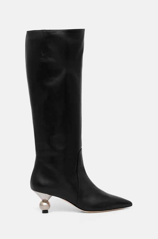 Обувь Кожаные сапоги Weekend Max Mara ASSIRO 2425796015600.B.ASSIRO чёрный