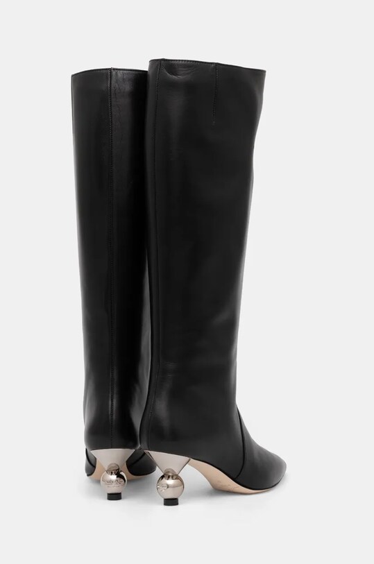 Кожаные сапоги Weekend Max Mara ASSIRO чёрный 2425796015600.B.ASSIRO