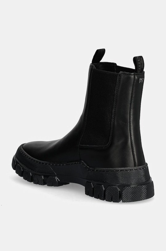 Încălțăminte Weekend Max Mara cizme de piele ELLISSE 2425796035600.B.ELLISSE negru