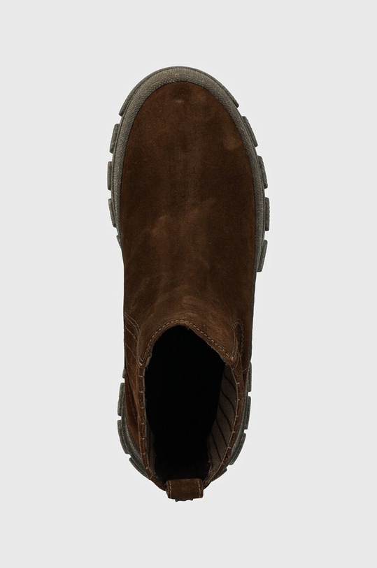 Semišové kotníkové boty Weekend Max Mara GENEPI hnědá 2425796055600.BR.GENEPI