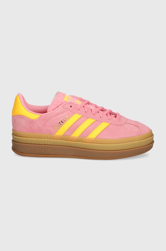 Semišové tenisky adidas Originals Gazelle Bold W IF4498 růžová AW24