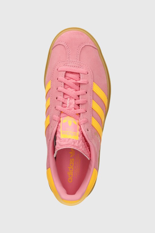 Semišové tenisky adidas Originals Gazelle Bold W růžová IF4498