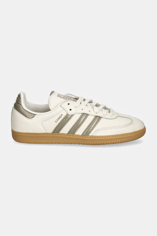 Δερμάτινα αθλητικά παπούτσια adidas Originals Samba OG W IG1964 μπεζ AW24