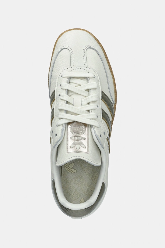 Δερμάτινα αθλητικά παπούτσια adidas Originals Samba OG W μπεζ IG1964