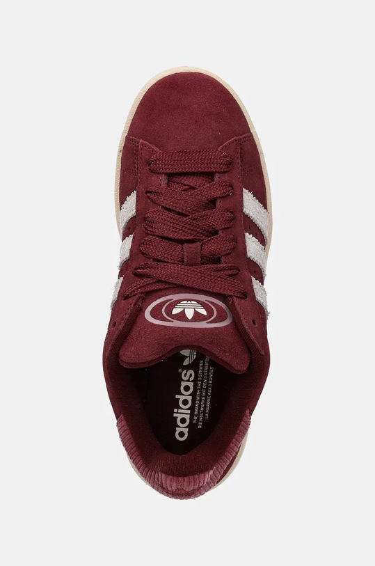 Semišové tenisky adidas Originals Campus 00s W burgundské IG2122