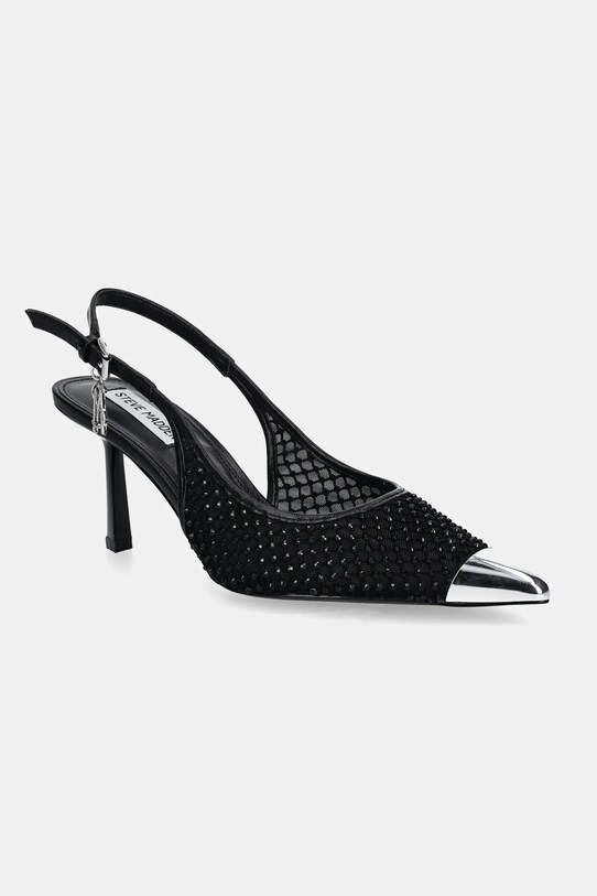 Lodičky Steve Madden Vixyn textilný čierna SM11003536.001