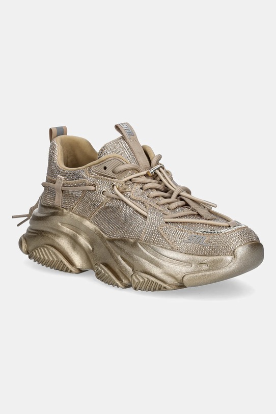 Sneakers boty Steve Madden Vault 2R textilní zlatá SM11003549.750