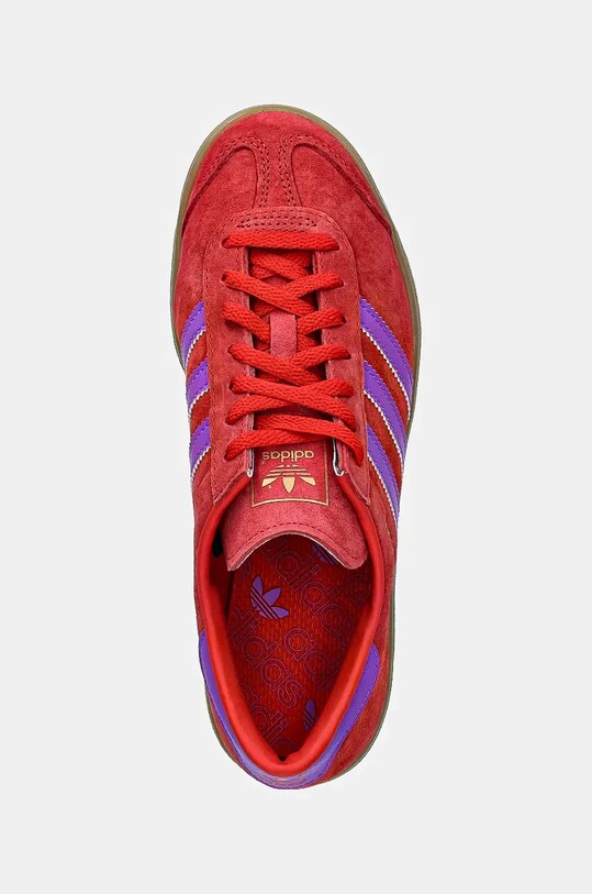 Замшевые кроссовки adidas Originals Hamburg W красный IH5461