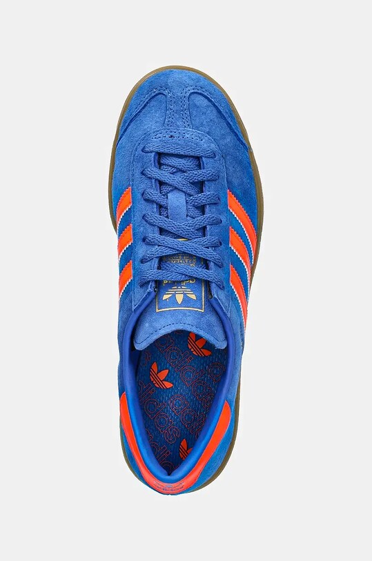 Замшевые кроссовки adidas Originals Hamburg W голубой IH5471