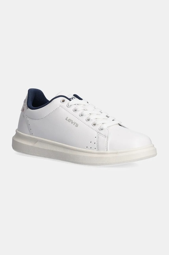 Sneakers boty Levi's ELLIS 2.0 imitace kůže bílá D7885.0005