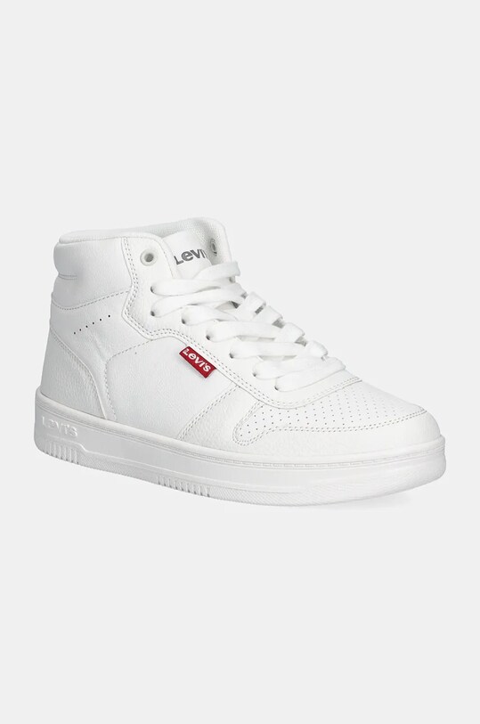 Кроссовки Levi's DRIVE S HIGH имитация натуральной кожи белый 000EJ.0001