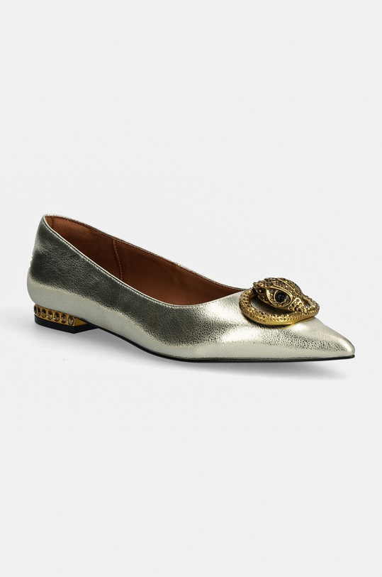 Kurt Geiger London balerini Chelsea Point Flat aur 3418561109.GOLD