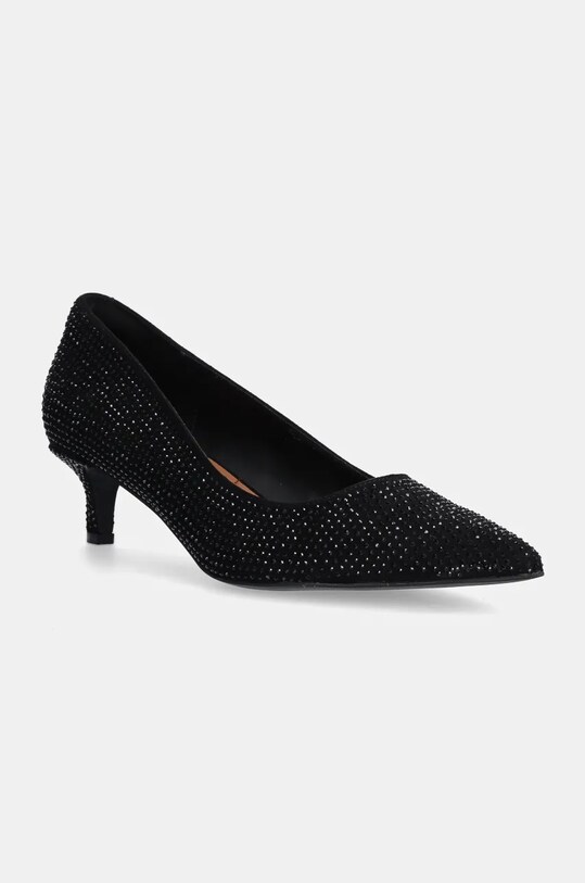 Kurt Geiger London pantofi cu toc Kensington Flexi 45 kitten negru 3492100609.BLACK