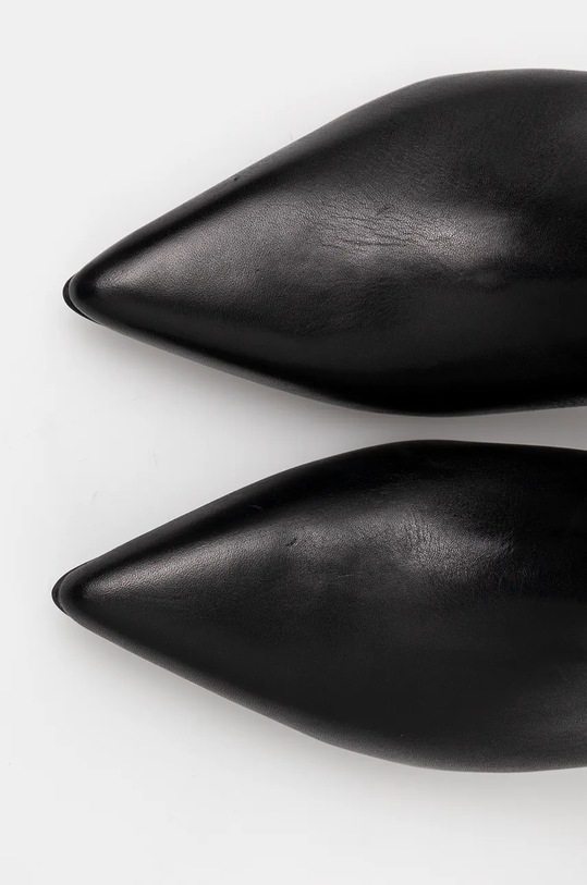 Kurt Geiger London kozaki skórzane Kensington Flexi Knee 3538900109.BLACK