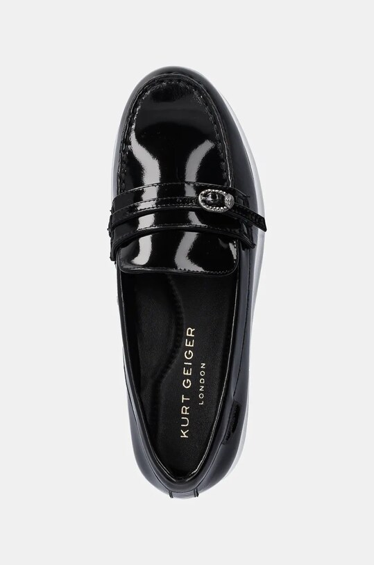 Шкіряні мокасини Kurt Geiger London Mayfair Flatform Loafer чорний 3518100309.BLACK