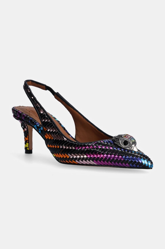 Kurt Geiger London pantofi cu toc Belgravia Sling Back subțire multicolor 9786909979.BLKOTH