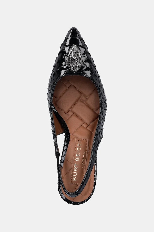 Kurt Geiger London stilettos de piele Belgravia High Sling negru 3422800719.BLACK