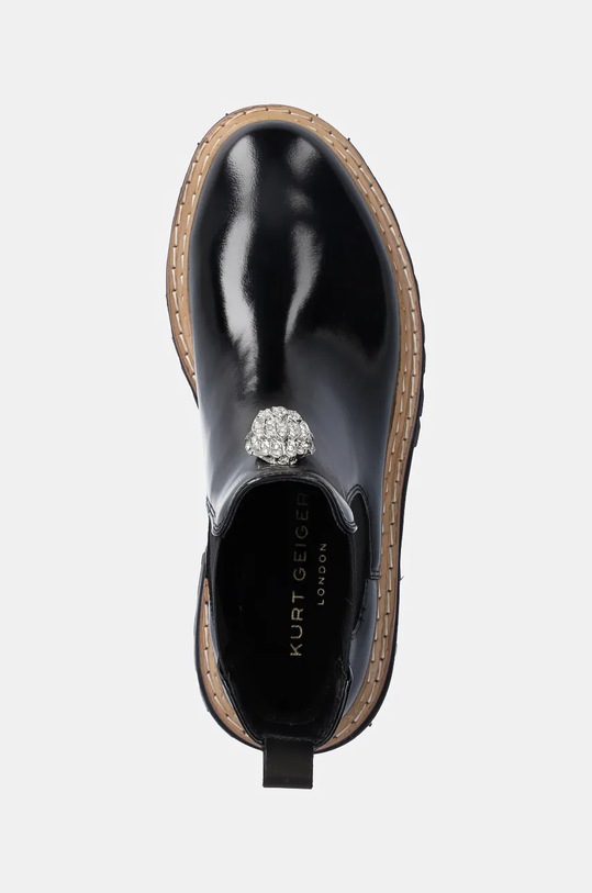 Kurt Geiger London ghete chelsea de piele Belgravia Chelsea Boot negru 3491900309.BLACK