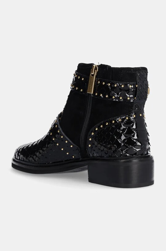 Încălțăminte Kurt Geiger London cizme de piele Maddox Ankle Bootie 3481105219.BLACKCOMB negru