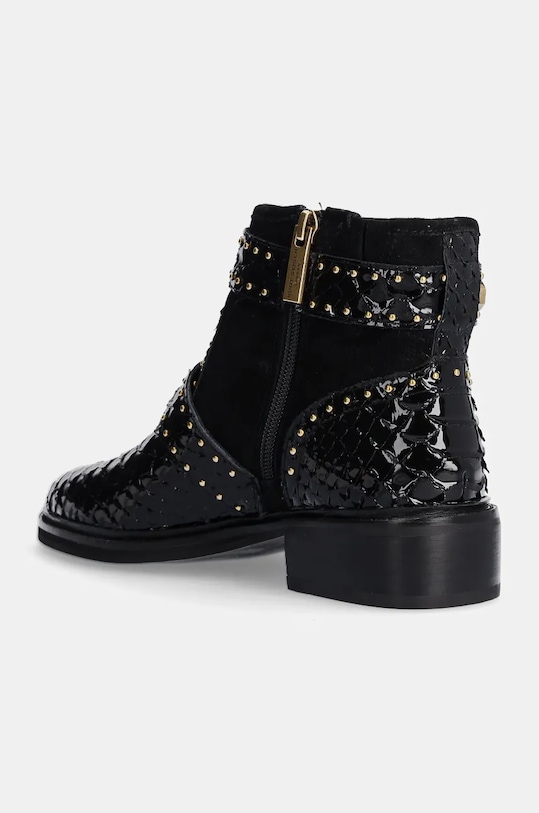 Boty Kožené kotníkové boty Kurt Geiger London Maddox Ankle Bootie 3481105219.BLACKCOMB černá