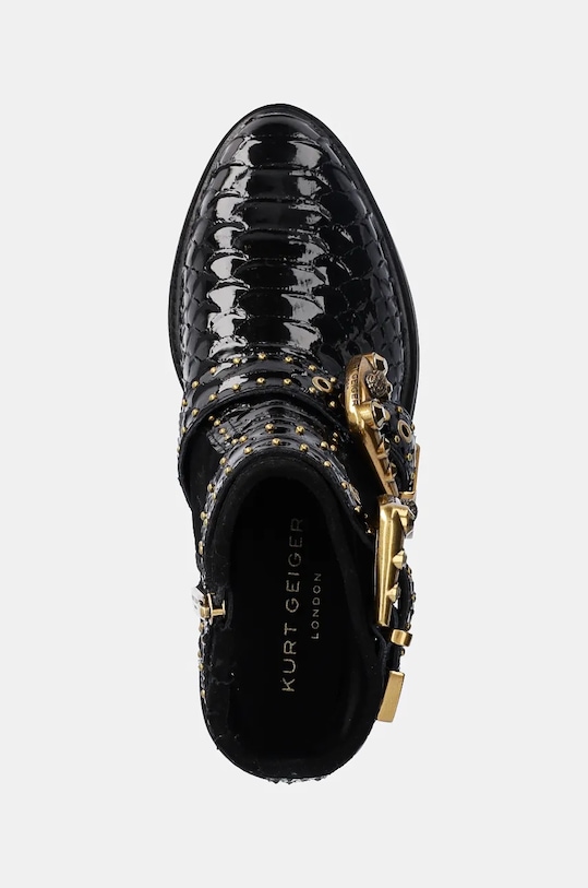 Kožené kotníkové boty Kurt Geiger London Maddox Ankle Bootie černá 3481105219.BLACKCOMB