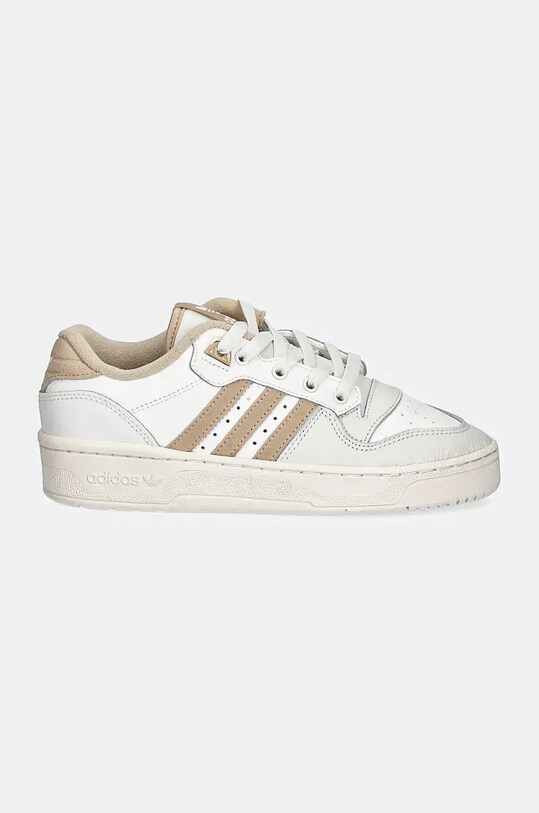 adidas Originals sneakersy skórzane Rivalry Low W JH6726 beżowy AW24