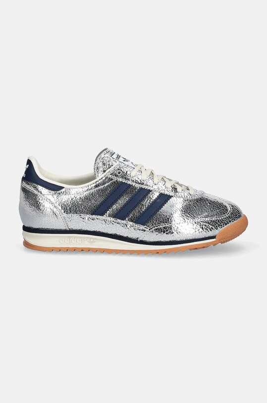 Кожени маратонки adidas Originals Sl 72 OG W JH8654 сребърен AW24