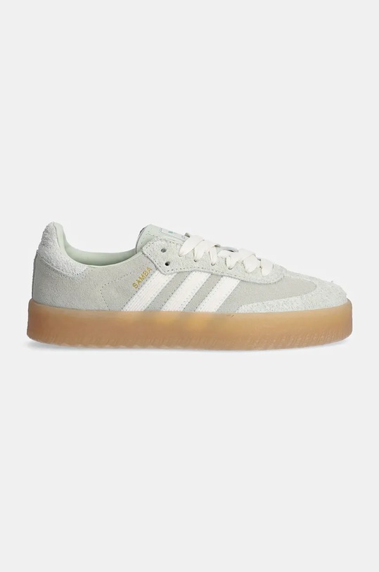 Велурени маратонки adidas Originals Sambae W JI3881 зелен AW24