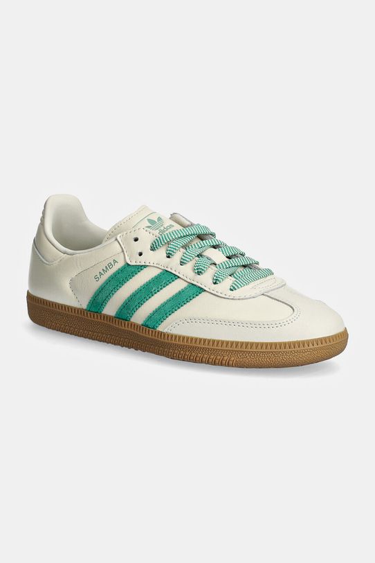 adidas Samba Off White Court Green suede beige JI3906