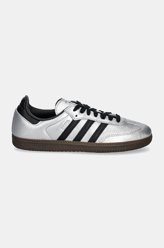 adidas Originals leather sneakers Samba OG W JI4218 silver AW24