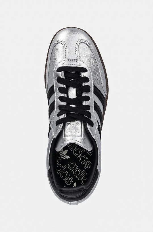 Shoes adidas Originals leather sneakers Samba OG W JI4218 silver