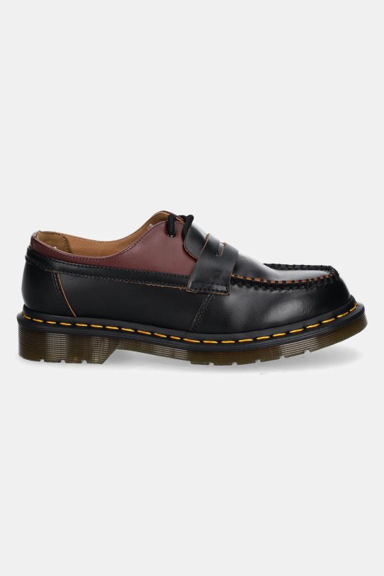 Шкіряні мокасини MM6 Maison Margiela MM6 Maison Margiela x Dr. Martens S66WR0029.P8031 бордо AW24