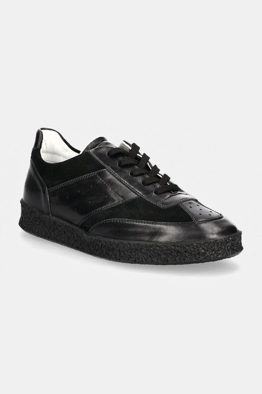 MM6 Maison Margiela sportcipő velúr bőr fekete S59WS0212.P7984