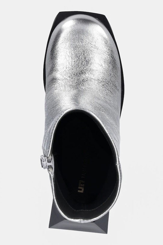 United Nude cizme de piele Stage Boot argintiu 1075314116