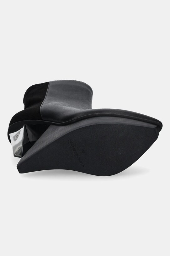 Шкіряні черевики United Nude Edge Bootie чорний 1085622916