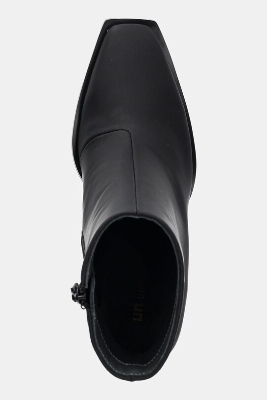 Шкіряні черевики United Nude Poly Bootie Hi чорний 1086301191