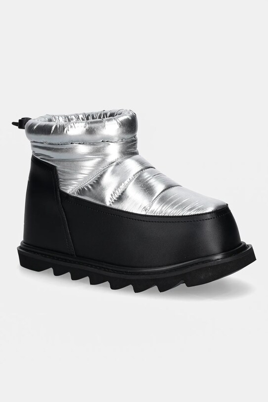 United Nude śniegowce Zembla Bubble Bootie brak zapięcia srebrny 10884141190