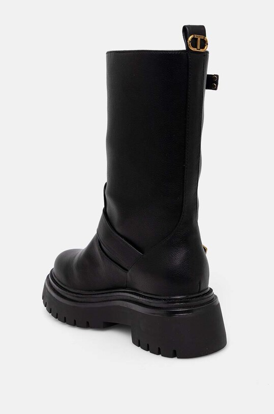 Încălțăminte Twinset botine 242TCP042.00006 negru