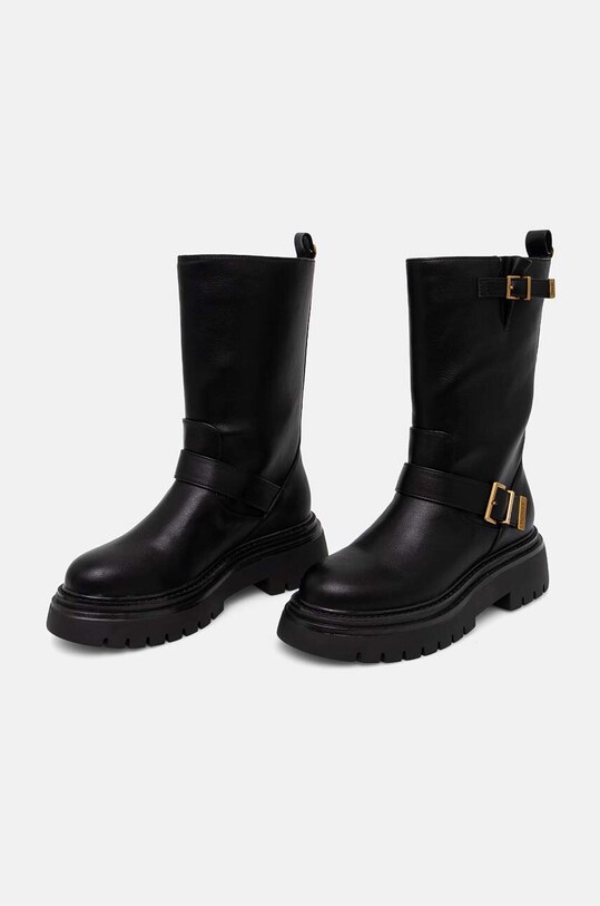 Twinset botine negru 242TCP042.00006