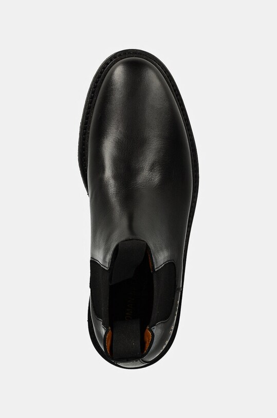 Common Projects sztyblety skórzane Chelsea in Leather czarny 6168.7547