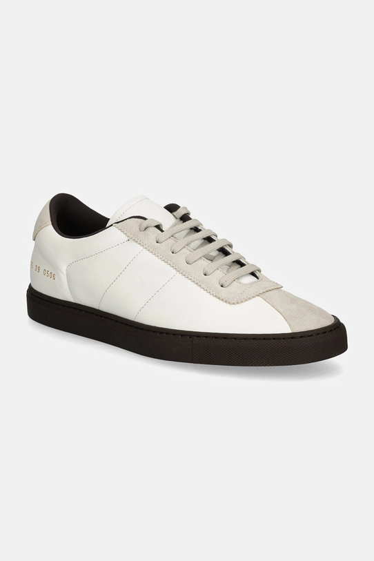 Кожаные кроссовки Common Projects Field Trainer замш белый 6175.0506