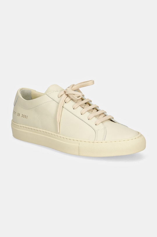 Кожаные кроссовки Common Projects Original Achilles Low плоская бежевый 3701.3060