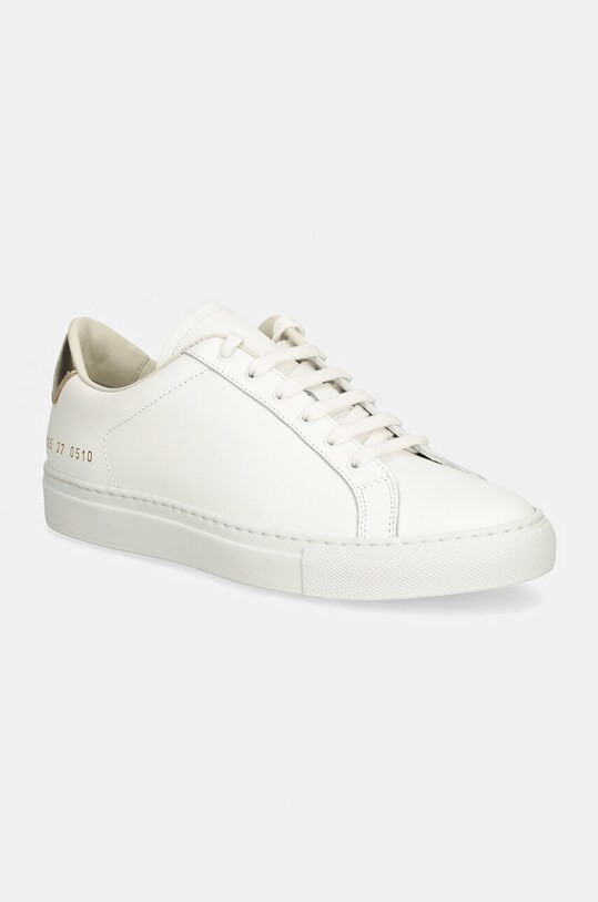 Common Projects sneakersy skórzane Retro Classic płaska biały 6165.0510