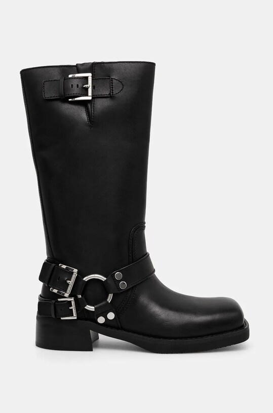Kožené čižmy MICHAEL Michael Kors Crosby 40F4CBFB7L.001 čierna NC24