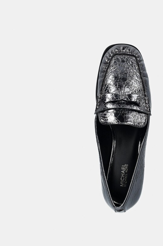 MICHAEL Michael Kors mocasini de piele Carlson argintiu 40F4CSFP1M.041