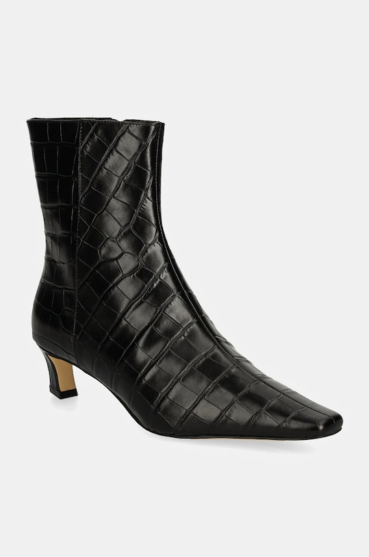 MICHAEL Michael Kors stivaletti alla caviglia in pelle Cosmo pelle fiore nero 40F4CSME5E.001