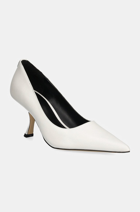 Kožené lodičky MICHAEL Michael Kors Luna přírodní kůže bílá 40F4LUMP3L.085