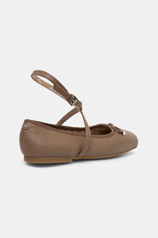 Obutev Usnjene balerinke MICHAEL Michael Kors Collette 40T4CTFP1L.229 bež