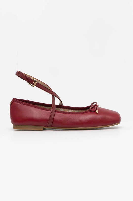 MICHAEL Michael Kors balerini de piele Collette 40T4CTFP1L.609 burgundia AW24