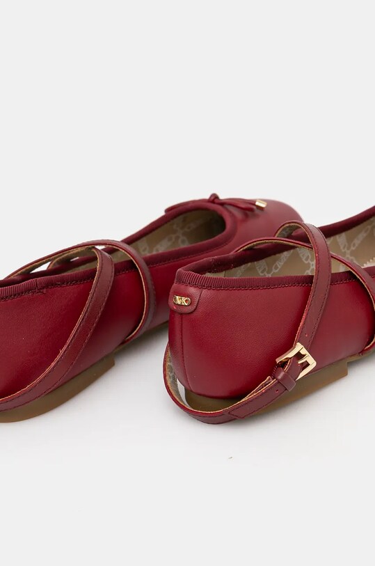 MICHAEL Michael Kors balerini de piele Collette 40T4CTFP1L.609 burgundia
